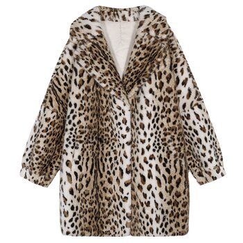 Luoluo Gongjie leopard print eco-friendly fur for women Luoluo Gongjie leopard print eco-friendly fur for women