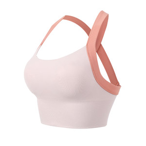 Beemen integrated high -intensity sports underwear female running fitness shock anti -shocking gathers gathers beautiful back yoga bra vest Beemen integrated high -intensity sports underwear female running fitness shock anti -shocking gathers gathers beautiful back yoga bra vest
