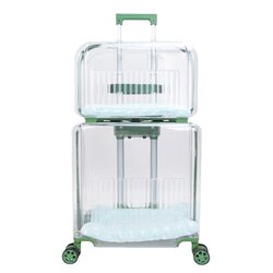 Cat trolley case double-layer removable large capacity dog trolley Cat trolley case double-layer removable large capacity dog trolley