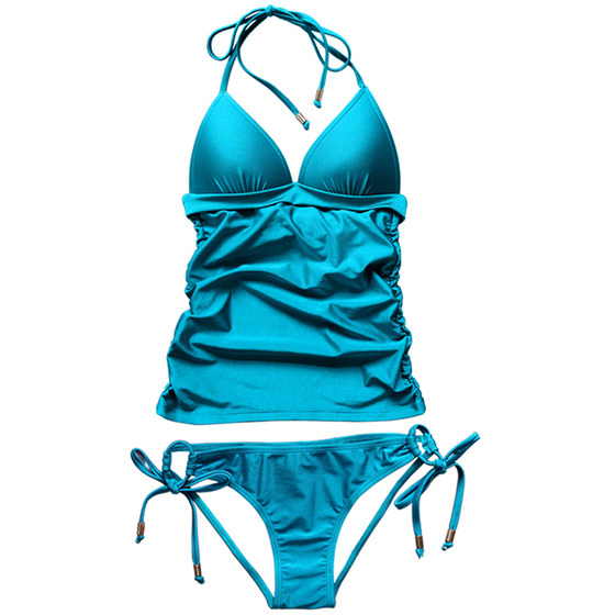 Coritiv small chest gathered hot spring vacation, thin, white, black wine red sexy pure color split swimsuit Coritiv small chest gathered hot spring vacation, thin, white, black wine red sexy pure color split swimsuit