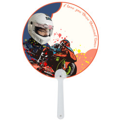 Transparent fan custom-made advertising fan small quantity support fan Transparent fan custom-made advertising fan small quantity support fan