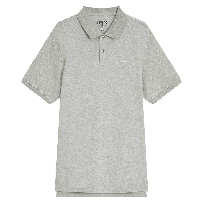 Baleno Men's Short Sleeve Polo Shirt Summer Casual Cotton Blend