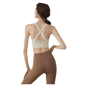 Sports underwear for women anti-shock and anti-sagging vest type fitness high-intensity running gathering bra yoga suit
 Sports underwear for women anti-shock and anti-sagging vest type fitness high-intensity running gathering bra yoga suit