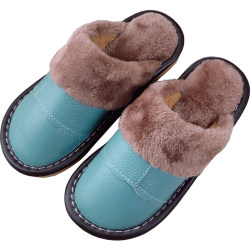 Genuine leather cotton mop non-slip home children autumn and winter parent-child Genuine leather cotton mop non-slip home children autumn and winter parent-child