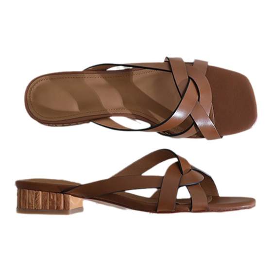 Lotus Mansion summer sandals casual simple open toe wear flip-flops thick heels inside and outside women's shoes
Lotus Mansion summer sandals casual simple open toe wear flip-flops thick heels inside and outside women's shoes