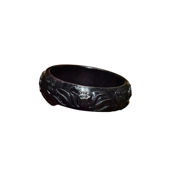 Zirunxuan Xinjiang Hetian Jade Ink Jade Seed Bracelet 56 5MM Black Lamb Fat Ink has been a lotus bracelet for many years
Zirunxuan Xinjiang Hetian Jade Ink Jade Seed Bracelet 56 5MM Black Lamb Fat Ink has been a lotus bracelet for many years