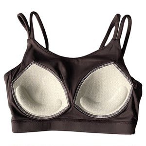 Running sports underwear fixed cup anti-vibration high-intensity fitness bra beautiful back quick-drying integrated yoga vest gather 
Running sports underwear fixed cup anti-vibration high-intensity fitness bra beautiful back quick-drying integrated yoga vest gather