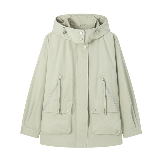 Zhonghe casual light green windbreaker jacket for women in autumn 2024 new loose mid-length hooded work jacket
Zhonghe casual light green windbreaker jacket for women in autumn 2024 new loose mid-length hooded work jacket