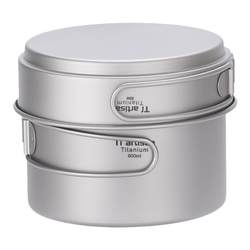 Titanium craftsman outdoor pure titanium pot camping outdoor set pot frying pan frying pan soup pot set instant noodle pot picnic cooker Titanium craftsman outdoor pure titanium pot camping outdoor set pot frying pan frying pan soup pot set instant noodle pot picnic cooker