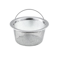 Vegetable sink filter basket separating slag and preventing blockage Vegetable sink filter basket separating slag and preventing blockage