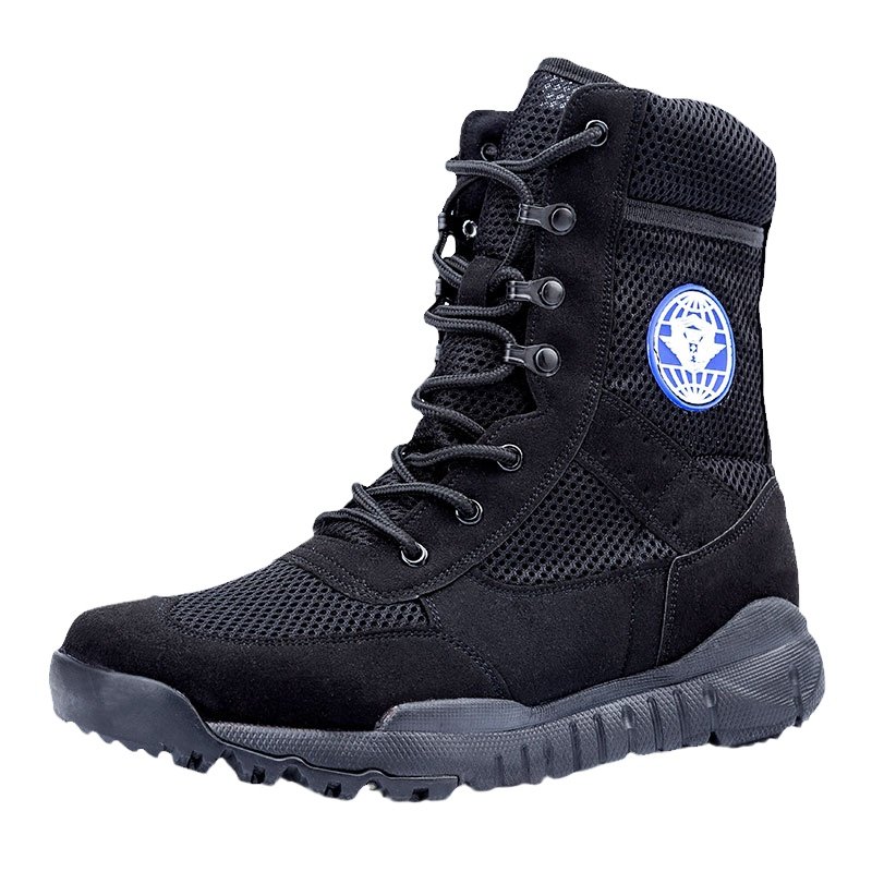 Yishilong Men's Tactical Boots Lightweight Breathable Combat Boots