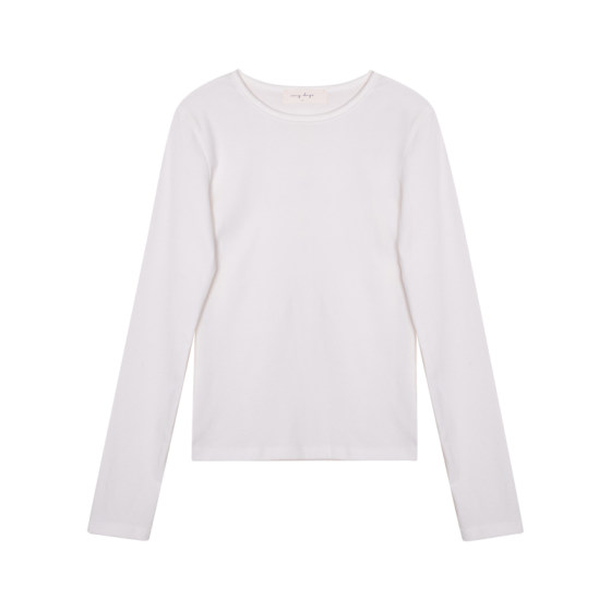 CozyDays white bottoming shirt long -sleeved T -shirt women autumn and winter new inner round neck thick grinding and velvet shirt
 CozyDays white bottoming shirt long -sleeved T -shirt women autumn and winter new inner round neck thick grinding and velvet shirt