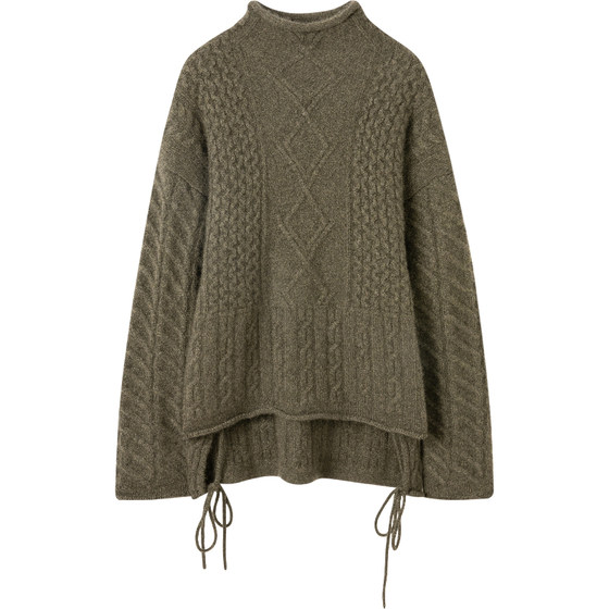 Heavy series, crimped cashmere, fashionable dry green cashmere sweater for women, lazily style
Heavy series, crimped cashmere, fashionable dry green cashmere sweater for women, lazily style