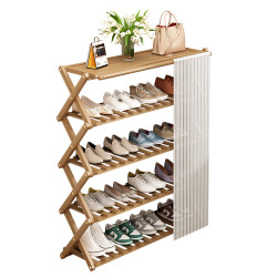 Wheatfield Folding Combination Shoe Rack Dustproof Model Free of Installation Wheatfield Folding Combination Shoe Rack Dustproof Model Free of Installation