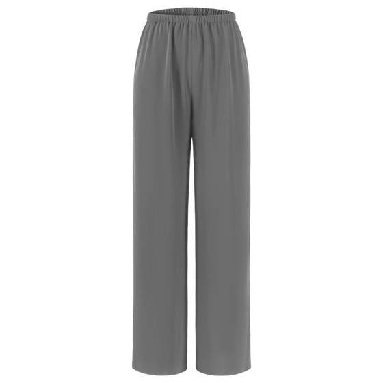 JZ Jiuzi simple commuting solid color long casual pants for women in summer elastic waist straight wide-leg pants
JZ Jiuzi simple commuting solid color long casual pants for women in summer elastic waist straight wide-leg pants