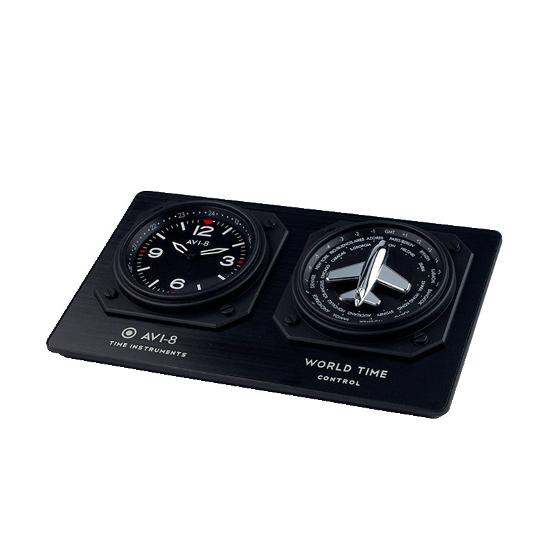 Avi-8 World Time Control GMT Flying Dashboard Clock
