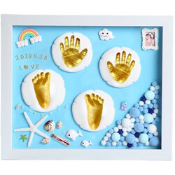 Hand and foot print mud hand and foot print mud photo frame for men and women Hand and foot print mud hand and foot print mud photo frame for men and women