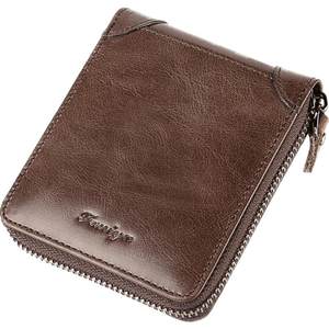 Men's wallet short genuine leather zipper multi-function card bag integrated pure cowhide 2025 new men's wallet money clip 
Men's wallet short genuine leather zipper multi-function card bag integrated pure cowhide 2025 new men's wallet money clip