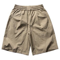 ONUN retro khaki elastic waist cargo shorts ONUN retro khaki elastic waist cargo shorts