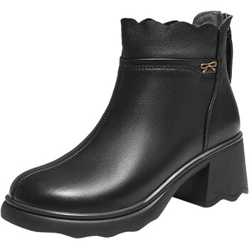 TATA Heshe Boots 2025 Sheepskin Short Boots Fashion Boots Casual Women's Shoes High Heel Black Short Boots CF201DD5 
TATA Heshe Boots 2025 Sheepskin Short Boots Fashion Boots Casual Women's Shoes High Heel Black Short Boots CF201DD5