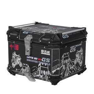 Motorcycle rear trunk aluminum alloy trunk super large capacity pedal electric car takeaway rider battery trunk 
Motorcycle rear trunk aluminum alloy trunk super large capacity pedal electric car takeaway rider battery trunk