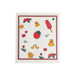 Wood pulp cotton non-stick kitchen dish towel absorbent rag Wood pulp cotton non-stick kitchen dish towel absorbent rag