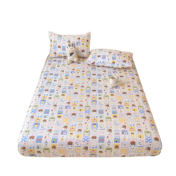 2025 new Class A double-layer yarn cover single piece dormitory single sheet mattress protective cover non-complete cotton pure cotton 3 
2025 new Class A double-layer yarn cover single piece dormitory single sheet mattress protective cover non-complete cotton pure cotton 3