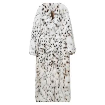 High-end suit collar long bobcat velvet high-end fur High-end suit collar long bobcat velvet high-end fur