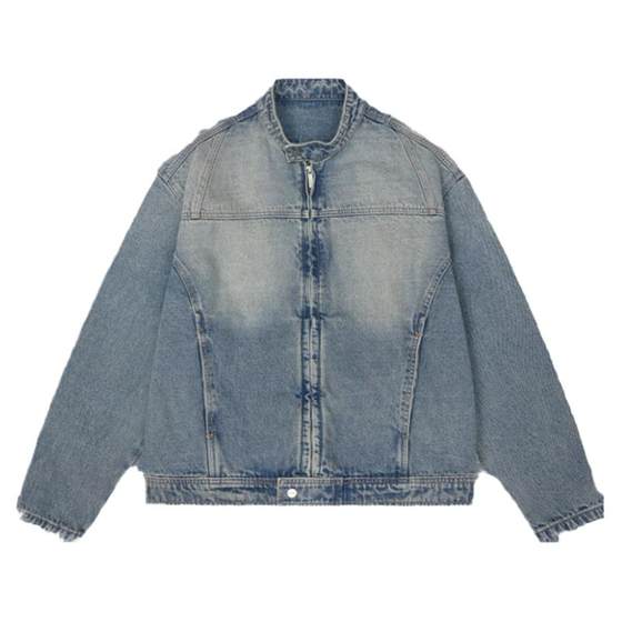 CHINISM Red Dust Old Retro American Motorcycle Denim Jacket Women Washed Street Casual Stand Collar Jacket
CHINISM Red Dust Old Retro American Motorcycle Denim Jacket Women Washed Street Casual Stand Collar Jacket