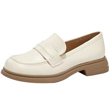 Dadong uniform shoes women's shoes simple loaf shoes
 Dadong uniform shoes women's shoes simple loaf shoes