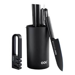 OOU German steel knife set kitchen utensils stainless steel household kitchen knife kitchen full set special kitchen knife chopping board OOU German steel knife set kitchen utensils stainless steel household kitchen knife kitchen full set special kitchen knife chopping board