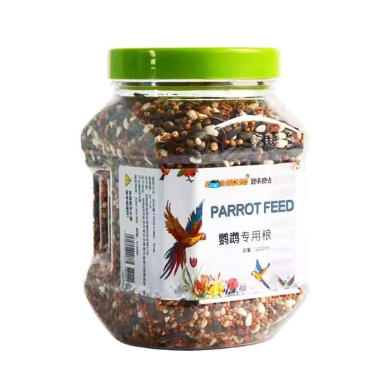 Parrot feed bird grain canned 2500ml bulk 5*0.5kg parrot grain yellow grain Su Zi tiger skin black phoenix peony
Parrot feed bird grain canned 2500ml bulk 5*0.5kg parrot grain yellow grain Su Zi tiger skin black phoenix peony