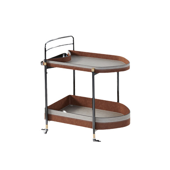 Chengjun Italian light luxury movable trolley saddle leather sofa side corners and wheels living room household stainless steel
Chengjun Italian light luxury movable trolley saddle leather sofa side corners and wheels living room household stainless steel
