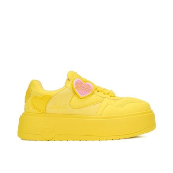 PinkAmor thick sole heightened comfortable and casual yellow shoes 
PinkAmor thick sole heightened comfortable and casual yellow shoes