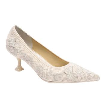 MALOVEMZ new Chinese pointed toe slim heels shoes
 MALOVEMZ new Chinese pointed toe slim heels shoes
