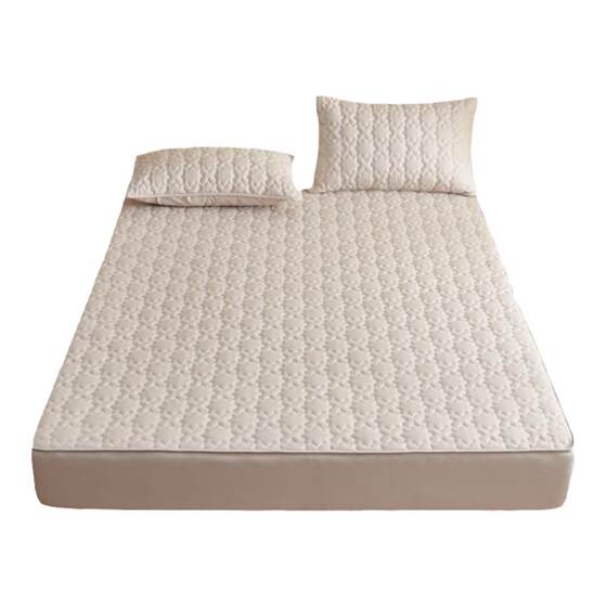 Class A antibacterial cotton bed cover single piece thickened cotton bed cover pure cotton Simmons mattress protective cover anti-slip 1.8 
Class A antibacterial cotton bed cover single piece thickened cotton bed cover pure cotton Simmons mattress protective cover anti-slip 1.8