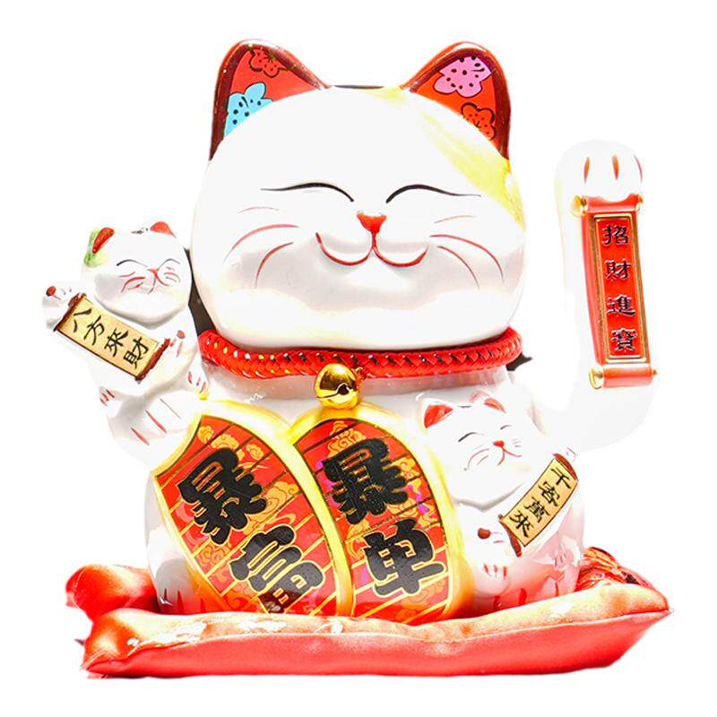 Portachiavi Portafortuna Maneki Neko - Gatto Fortunato, Regalo Buona Fortuna - Foto 10