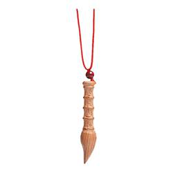 Natural peach wood necklace baby and children's anti-frightening body protection Natural peach wood necklace baby and children's anti-frightening body protection