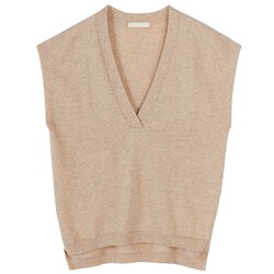 GOBI pure cashmere vest short-sleeved V-neck vest GOBI pure cashmere vest short-sleeved V-neck vest