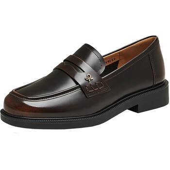 Tianmeiyi Flat Academy British Ivy Loafers Women's Retro Single Shoes Casual Small Leather Shoes Spring New Style 
Tianmeiyi Flat Academy British Ivy Loafers Women's Retro Single Shoes Casual Small Leather Shoes Spring New Style