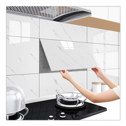 Kitchen oil-proof stickers fire-proof and high temperature-resistant thickened wallpaper Kitchen oil-proof stickers fire-proof and high temperature-resistant thickened wallpaper