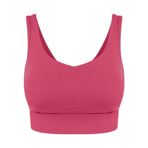 Integrated sports bra women's high-intensity shock-proof gathering yoga vest running training bodysuit bra thin 
Integrated sports bra women's high-intensity shock-proof gathering yoga vest running training bodysuit bra thin
