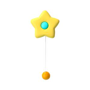 Children's donut table tennis suspension training device suspended room door frame against practicing parent -child vision correction Children's donut table tennis suspension training device suspended room door frame against practicing parent -child vision correction