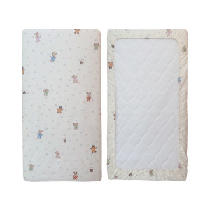 Cribs, pure cotton, type A splicing mattress cover, custom three-piece set, baby kindergarten special small bed sheet 
Cribs, pure cotton, type A splicing mattress cover, custom three-piece set, baby kindergarten special small bed sheet