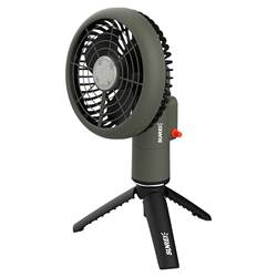 Portable outdoor camping lamp with long battery life and oscillating fan Portable outdoor camping lamp with long battery life and oscillating fan