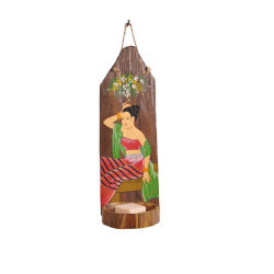 Thai painted beauty wall decoration character free shipping soap box Thai painted beauty wall decoration character free shipping soap box
