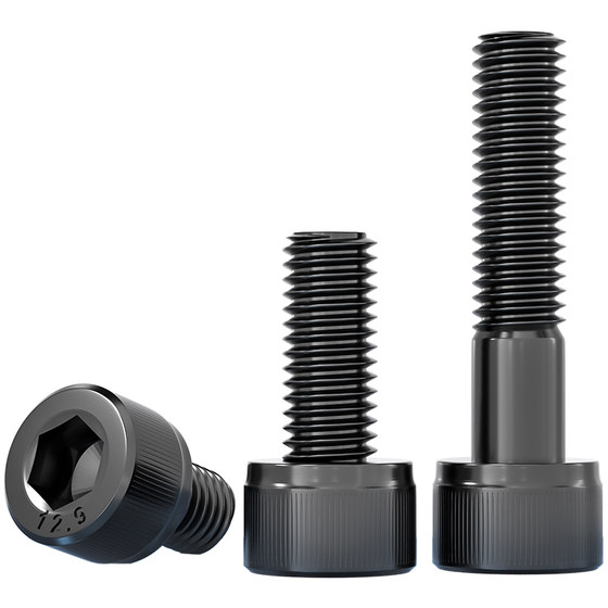 Full teeth 12.9 high-strength hexagonal screw cup head bolt cylindrical head screw M1.6M4M5M6M8-M20 Full teeth 12.9 high-strength hexagonal screw cup head bolt cylindrical head screw M1.6M4M5M6M8-M20