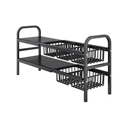 Under-sink storage rack, bathroom bathroom hand-washing sink, cabinet under sink, layered storage fruit and vegetable storage rack Under-sink storage rack, bathroom bathroom hand-washing sink, cabinet under sink, layered storage fruit and vegetable storage rack