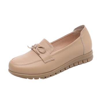 Genuine leather soft sole comfortable single shoes lightweight non-slip mother's shoes Genuine leather soft sole comfortable single shoes lightweight non-slip mother's shoes