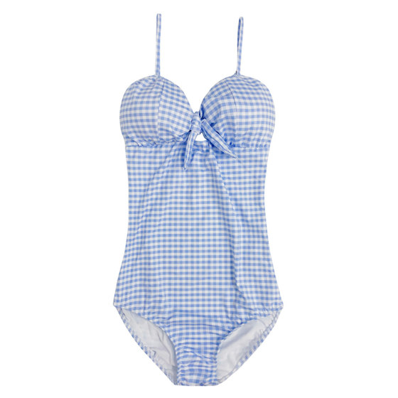 New swimsuit female summer triangle conjoined students cute Japanese blue lattice conservative and thin small breasts hot spring swimwear
New swimsuit female summer triangle conjoined students cute Japanese blue lattice conservative and thin small breasts hot spring swimwear